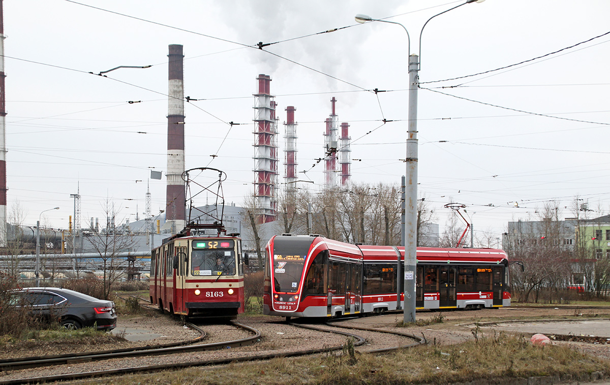 Санкт-Петербург, ЛВС-86К № 8163; Санкт-Петербург — Конечные станции и разворотные кольца