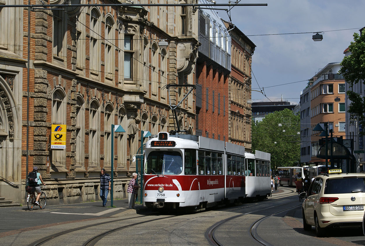 Брауншвейг, LHB GT6 № 7758 Брауншвейг, LHB GT6 № 7758
