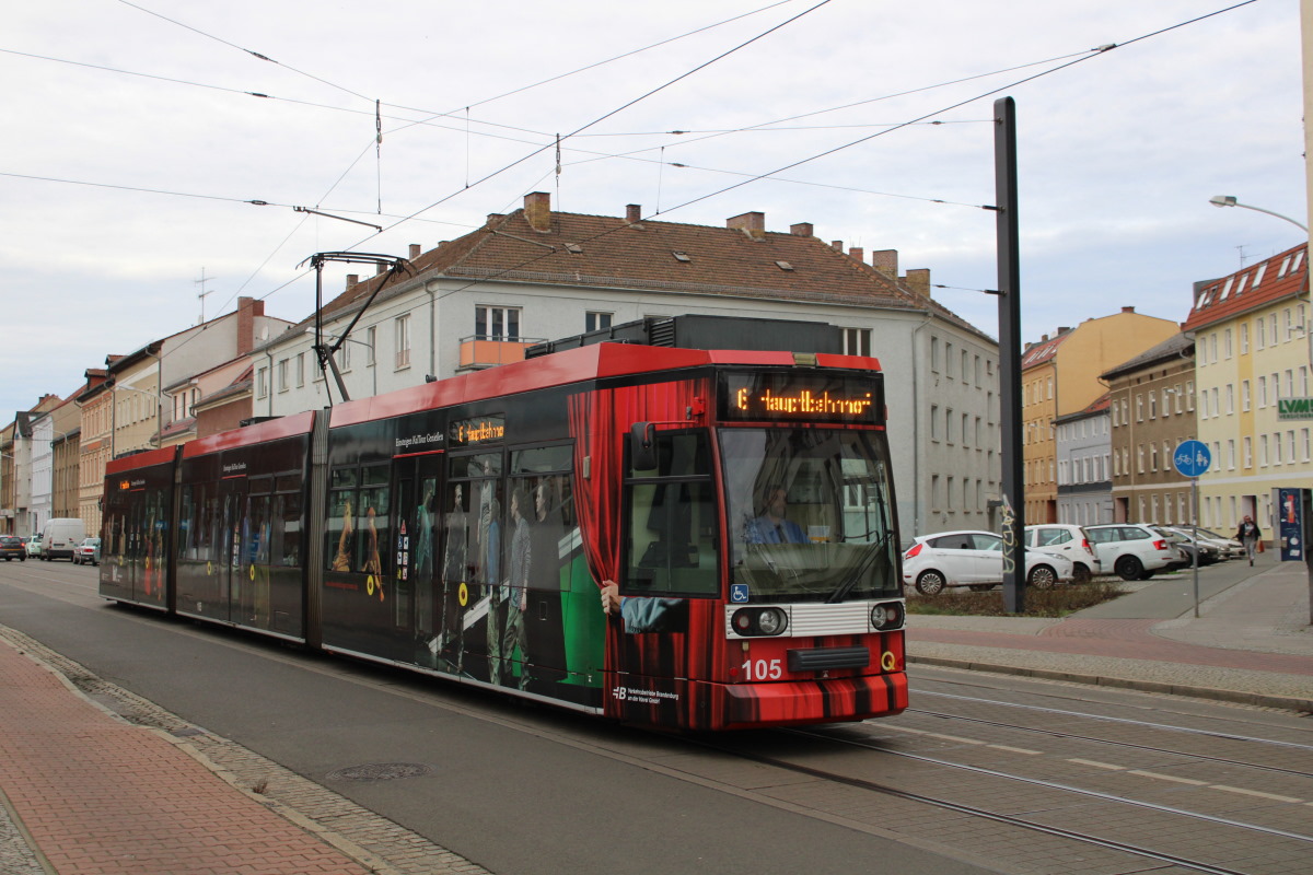 Brandenburg an der Havel, Duewag MGT6D Br. 105
