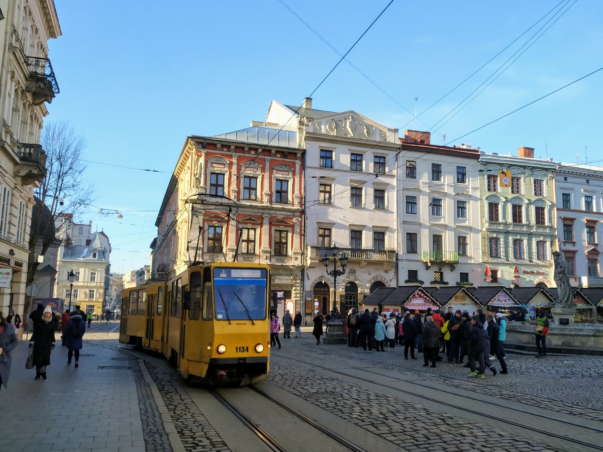 Львов, Tatra KT4SU № 1134
