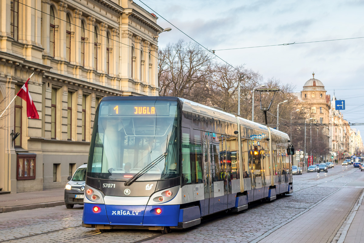 Рига, Škoda 15T ForCity Alfa Riga № 57071