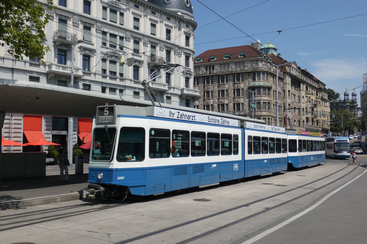 Цюрих, SWP/SIG/BBC Be 4/6 "Tram 2000" № 2097