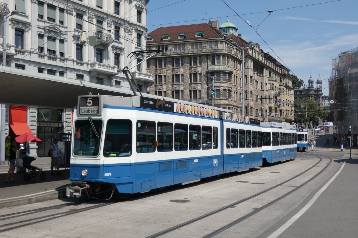 Цюрих, SWP/SIG/BBC Be 4/6 "Tram 2000" № 2079