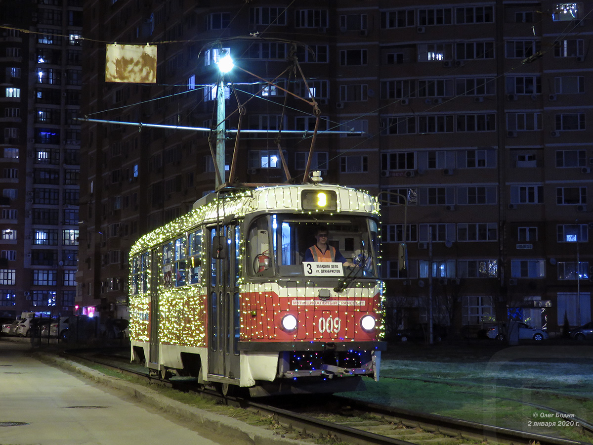 Краснодар, Tatra T3SU КВР ТРЗ № 009