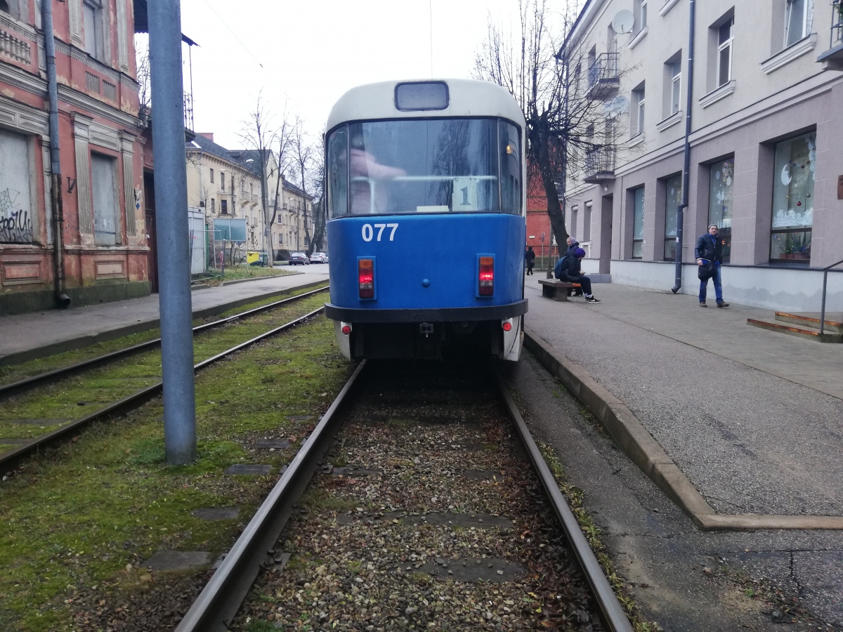 Даугавпилс, Tatra T3DC2 № 077 Даугавпилс, Tatra T3DC2 № 077