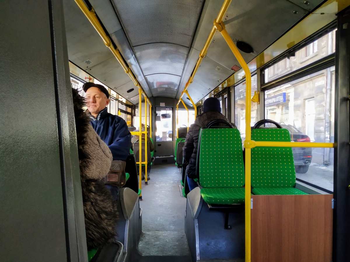 Лвов, ЛАЗ E183D1 № 105