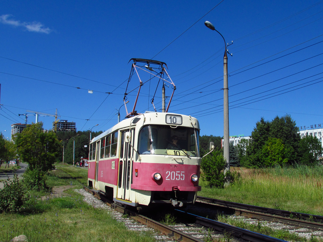 Ижевск, Tatra T3SU мод. Ижевск № 2055