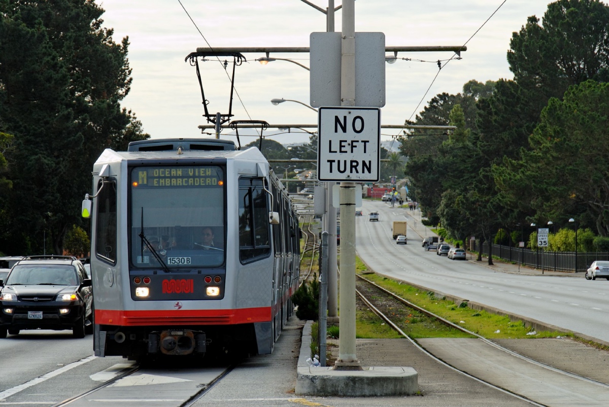 Сан-Франциско, область залива, Breda LRV № 1530