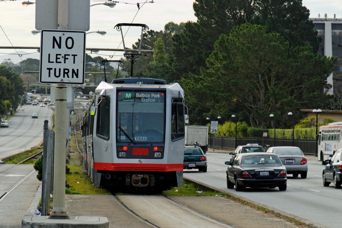 Сан-Франциско, область залива, Breda LRV № 1504