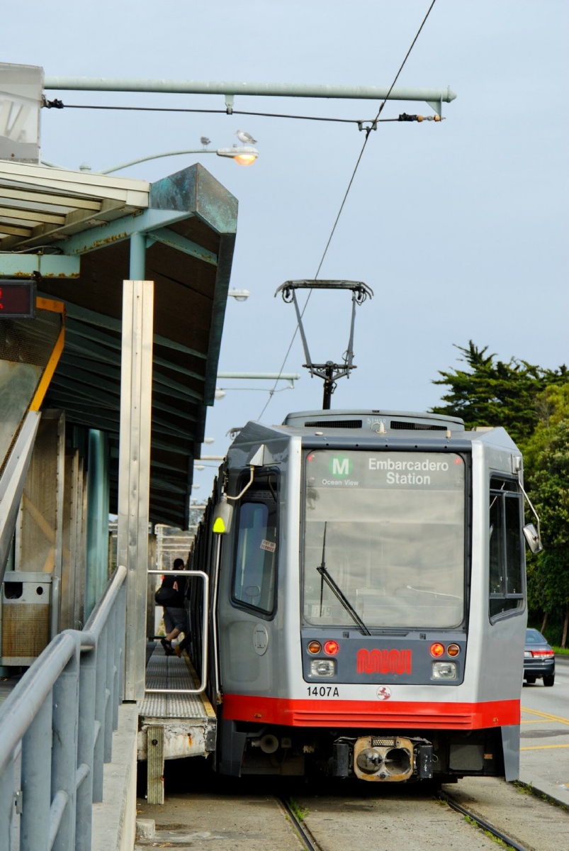 Сан-Франциско, область залива, Breda LRV SFS № 1407