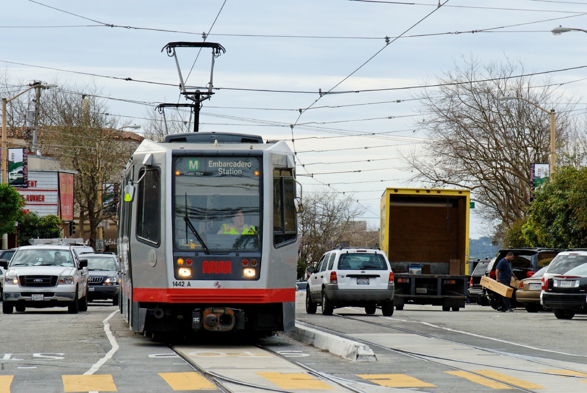 Сан-Франциско, область залива, Breda LRV № 1442