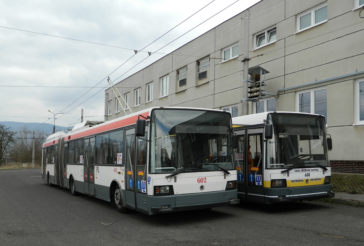 Усти-над-Лабем, Škoda 22Tr № 602; Усти-над-Лабем, Škoda 22Tr № 603