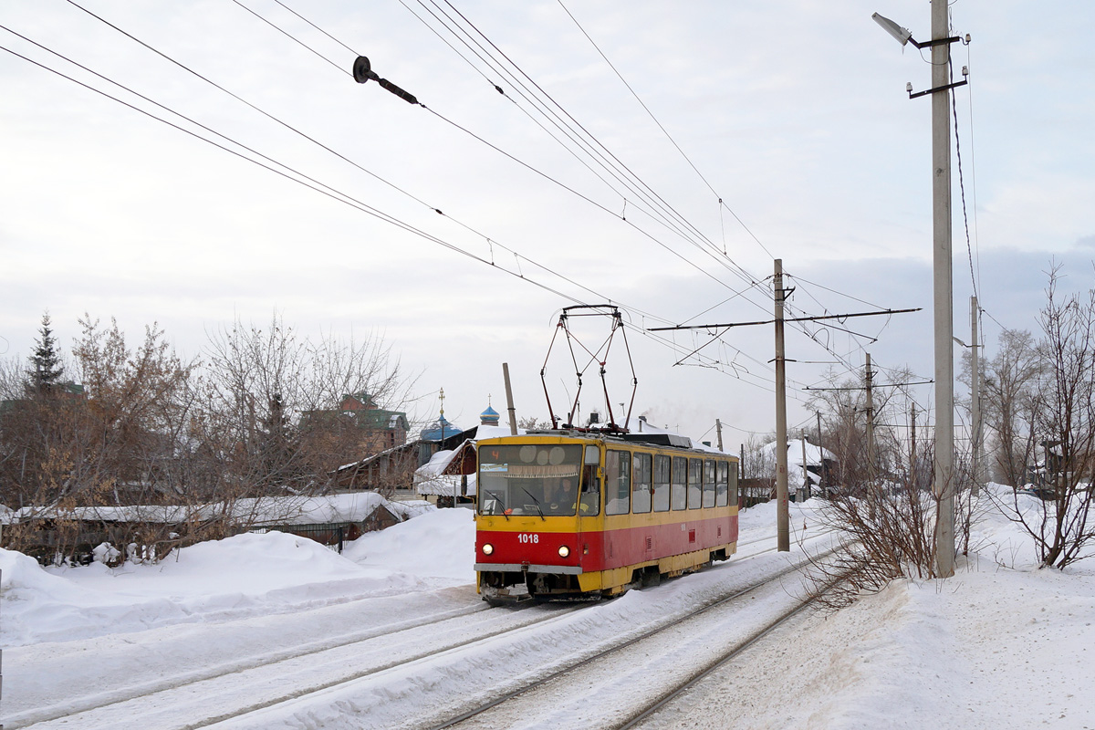 Барнаул, Tatra T6B5SU № 1018