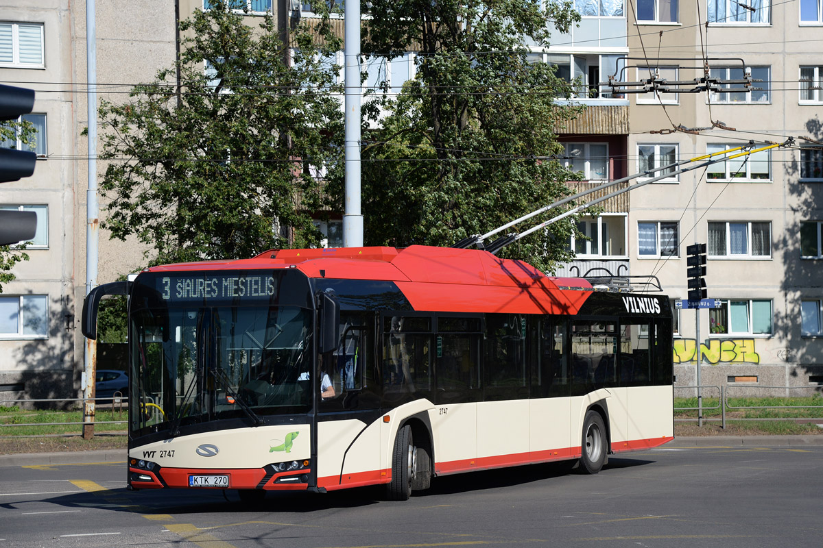 Вильнюс, Solaris Trollino IV 12 Škoda № 2747