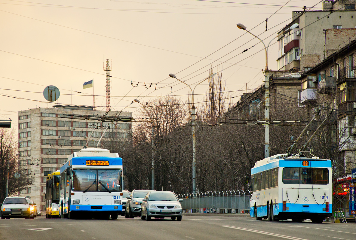 Мариуполь, MAN/Gräf & Stift 860 SL172HO № 1311; Мариуполь, MAN/Gräf & Stift 860 SL172HO № 1314