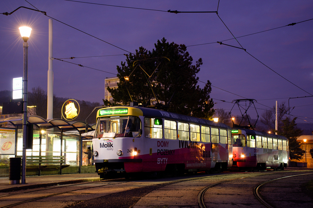 Мост ― Литвинов, Tatra T3M.3 № 243