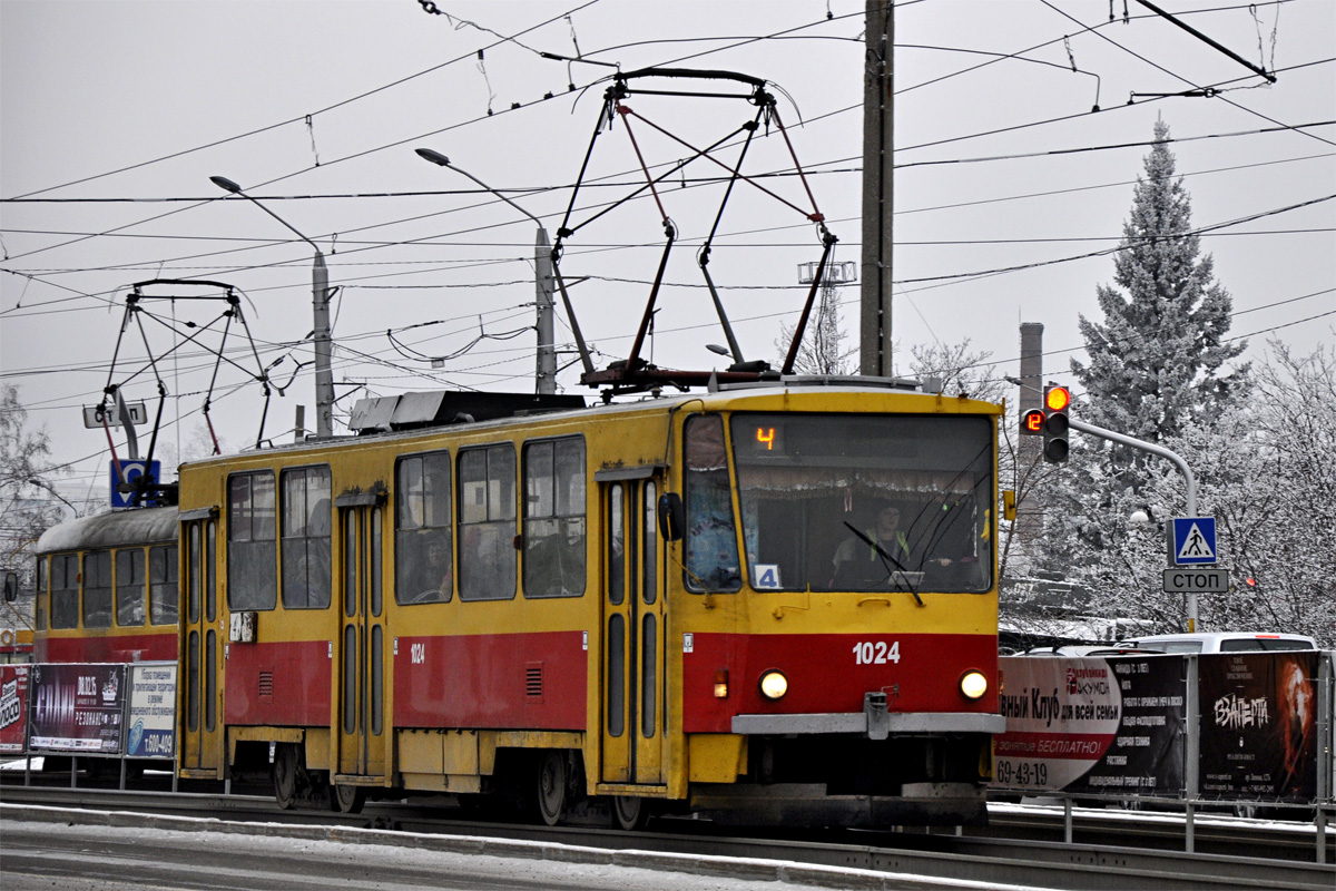 Барнаул, Tatra T6B5SU № 1024