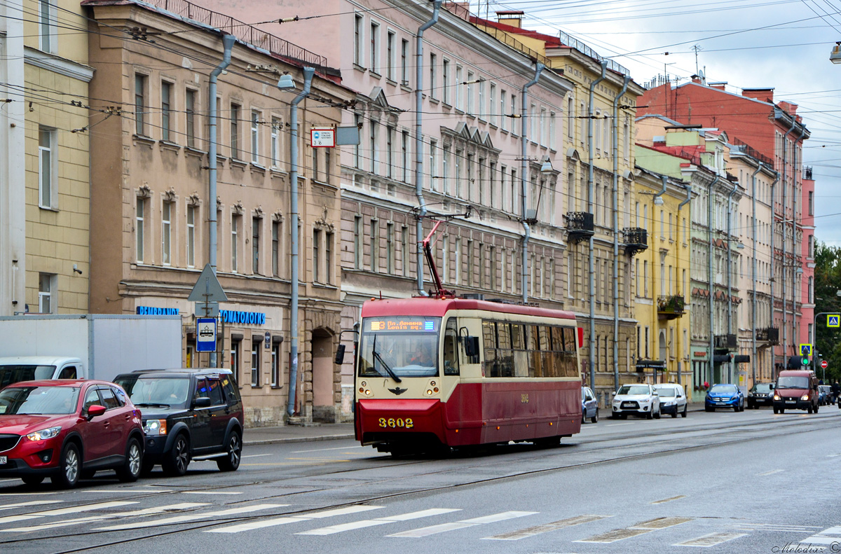 Санкт-Петербург, ЛМ-68М2 (мод. СПб ГЭТ) № 3602
