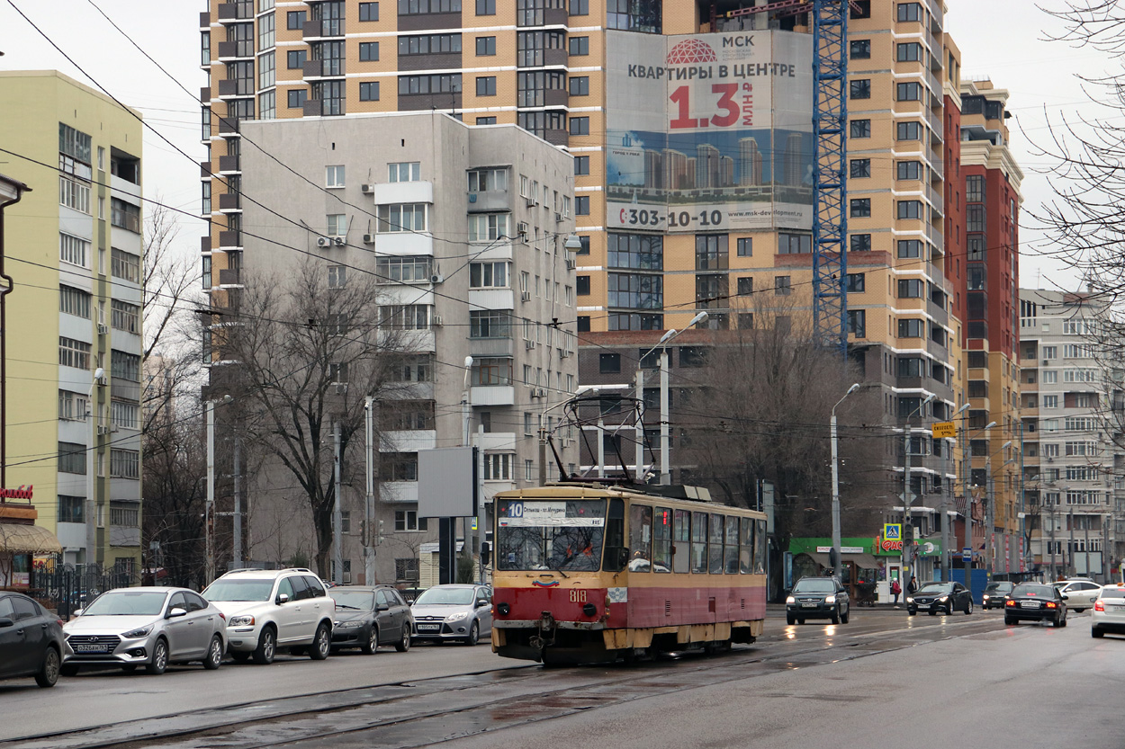 Ростов-на-Дону, Tatra T6B5SU № 818