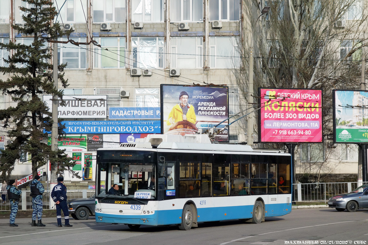 Крымский троллейбус, Богдан Т70110 № 4339