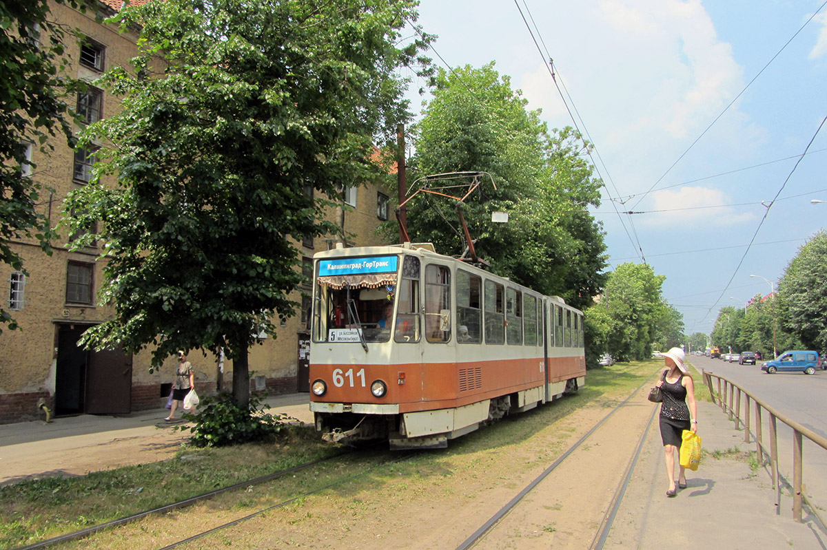 Калининград, Tatra KT4D № 611