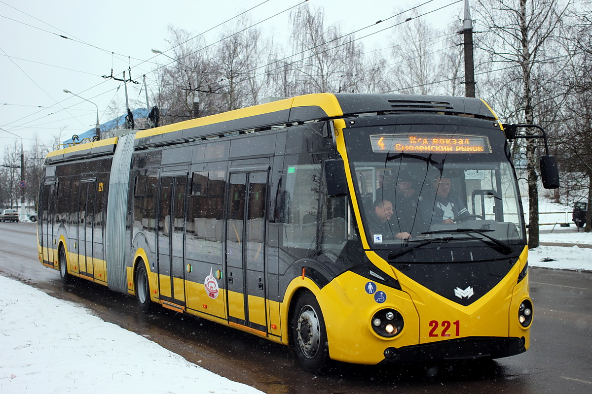Витебск, БКМ 43300D № 221; Витебск — Новые трамваи и троллейбусы с завода