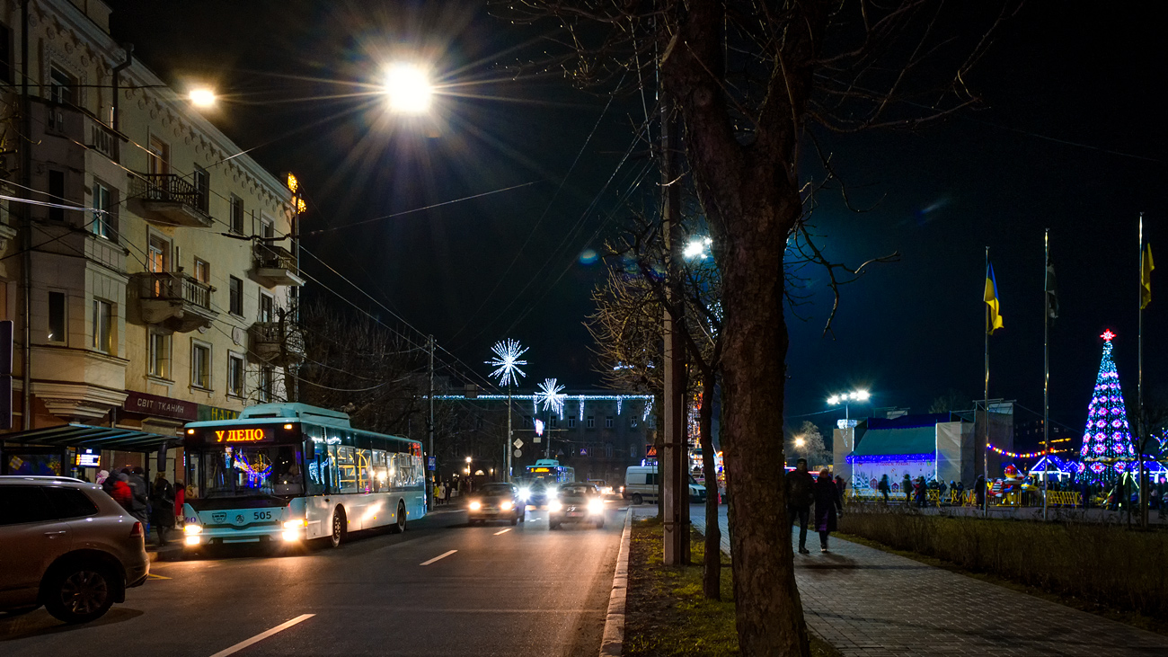 Černihiv, Etalon T12110 “Barvinok” č. 505; Černihiv — Trolleybus lines