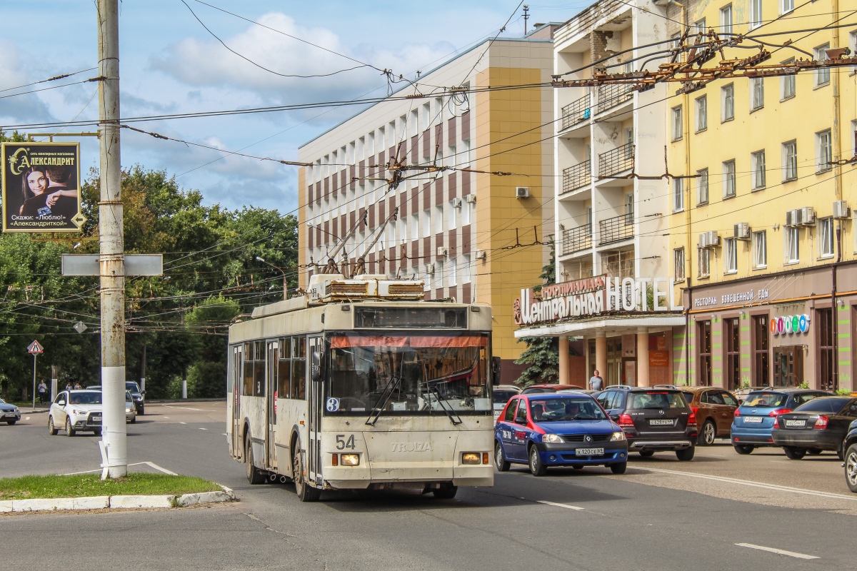 Тверь, Тролза-5275.05 «Оптима» № 54; Тверь — Последние годы тверского троллейбуса (2019 — 2020 гг.)