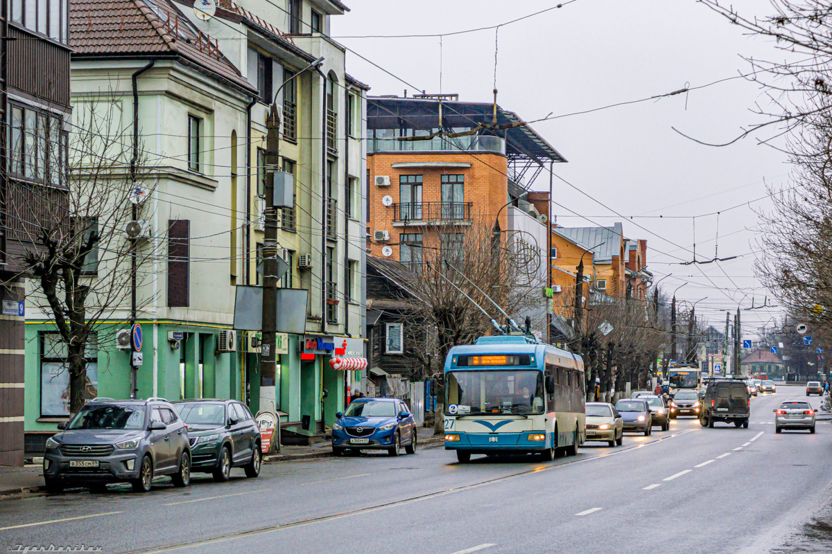 Тверь, БКМ 32102 № 27; Тверь — Последние годы тверского троллейбуса (2019 — 2020 гг.); Тверь — Троллейбусные линии: Московский район