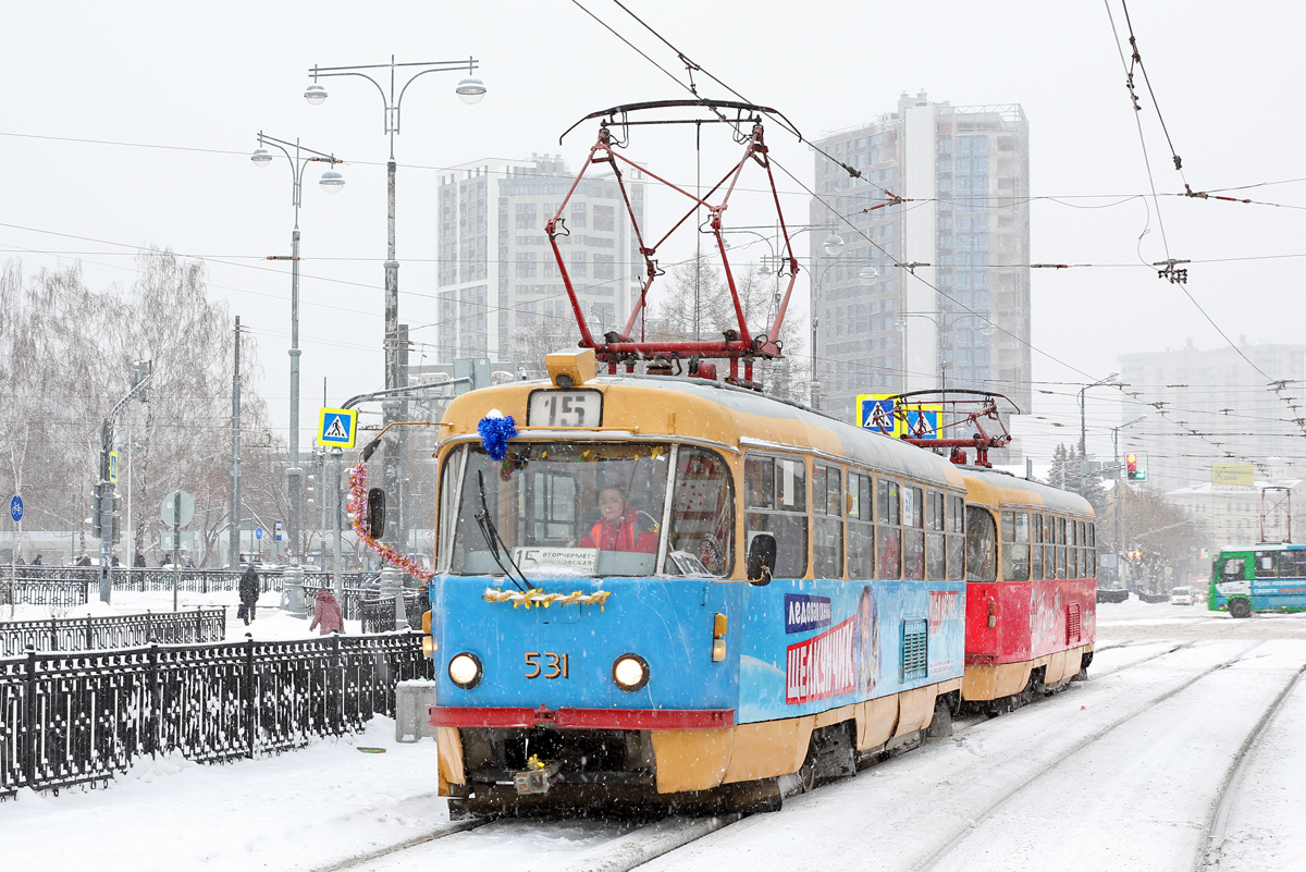 Екатеринбург, Tatra T3SU № 531