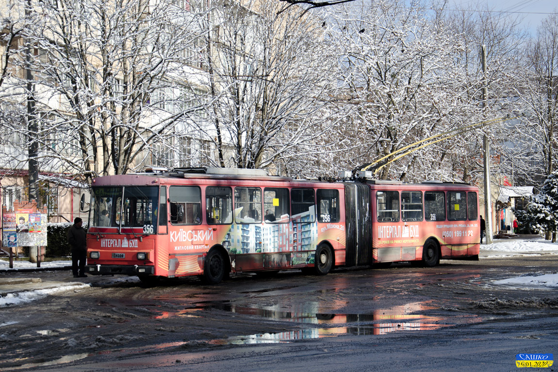 Черновцы, Škoda 15Tr07/6 № 356; Черновцы — Конечные остановки