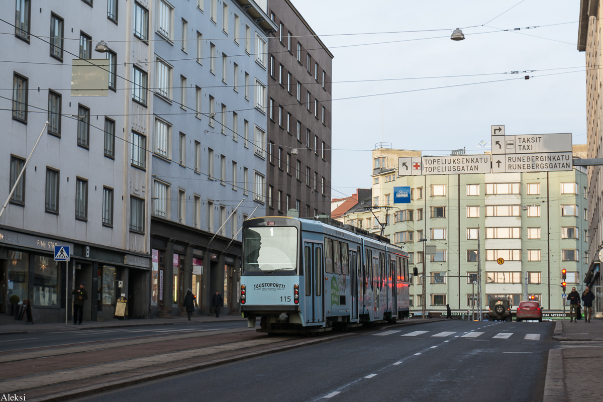 Хельсинки — Эспоо, Valmet MLNRV1 № 115