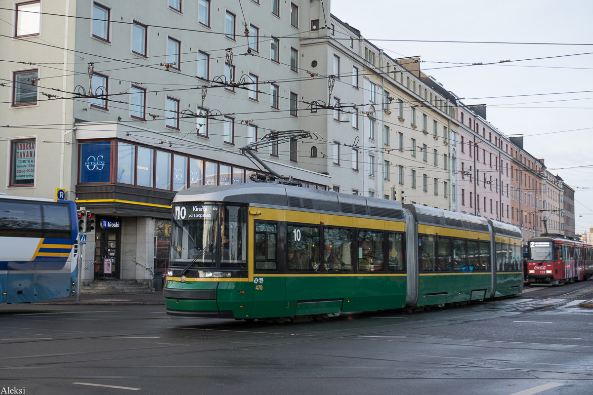 Хельсинки — Эспоо, Škoda ForCity Smart Artic MLNRV3 № 470