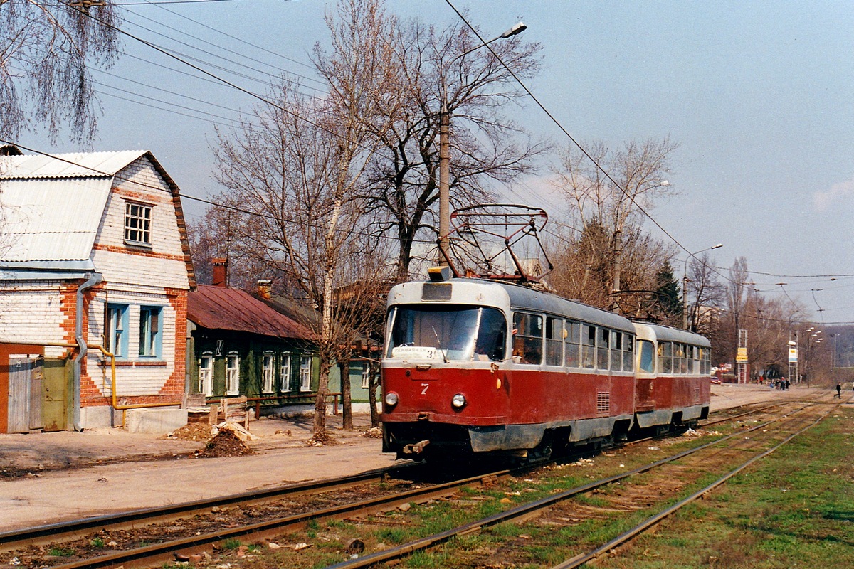 Воронеж, Tatra T3SU № 7; Воронеж — Исторические фотографии Воронеж, Tatra T3SU № 7; Воронеж — Исторические фотографии