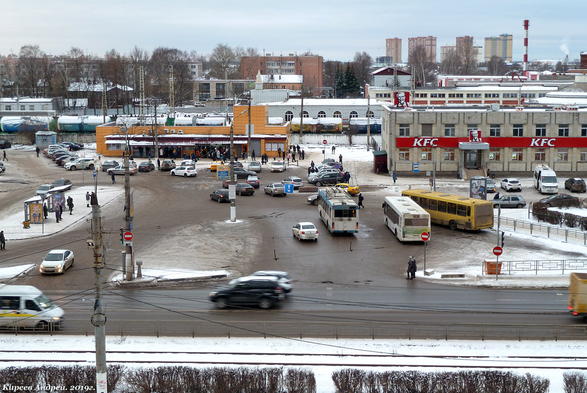 Тверь, Тролза-5275.05 «Оптима» № 64; Тверь — Троллейбусные конечные станции и разворотные кольца