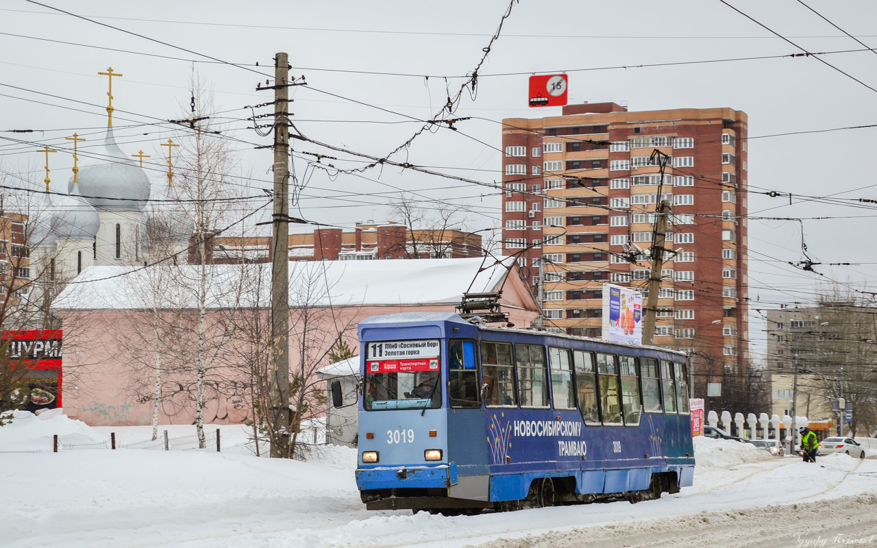 Новосибирск, 71-605 (КТМ-5М3) № 3019