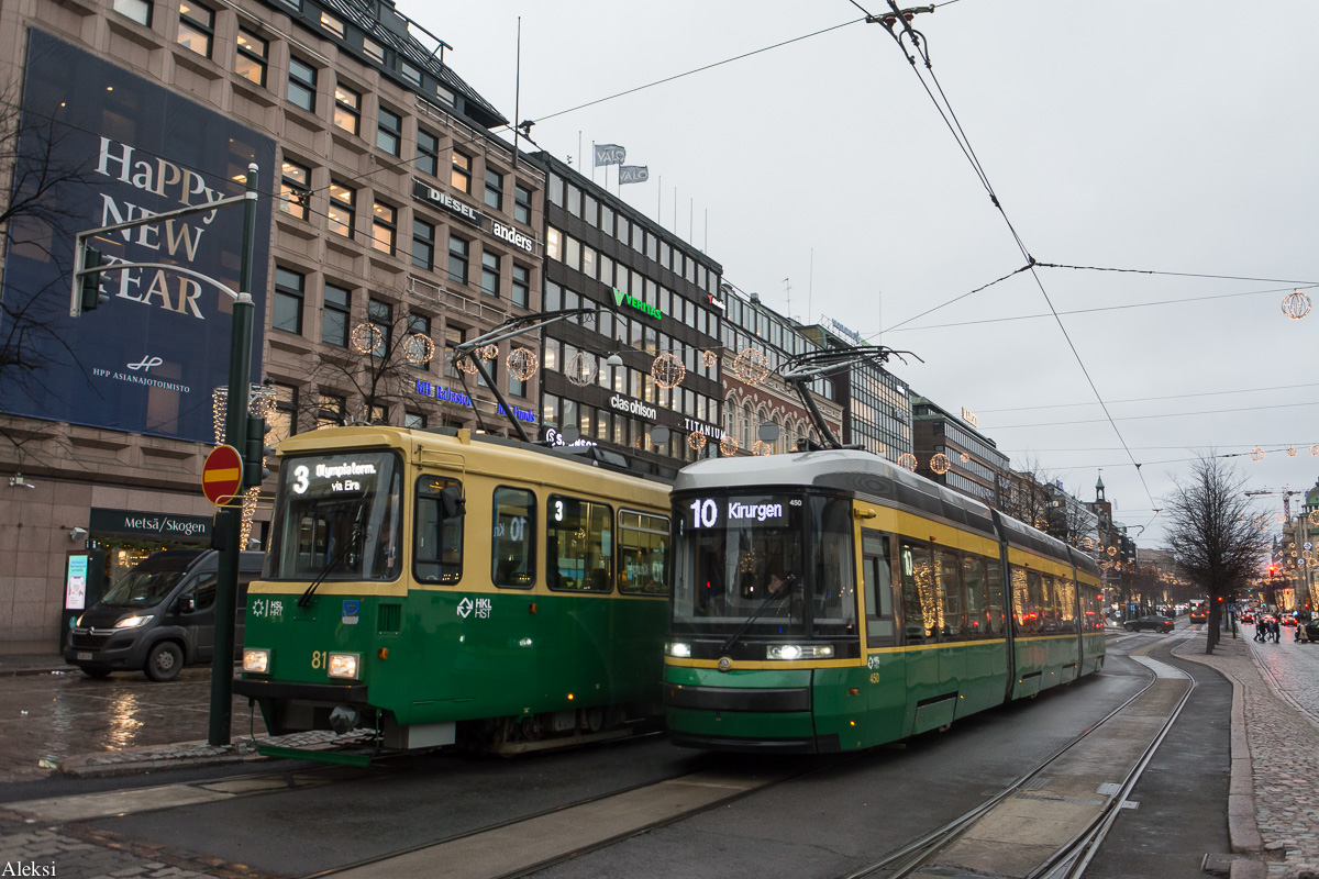 Хельсинки — Эспоо, Škoda ForCity Smart Artic MLNRV3 № 450