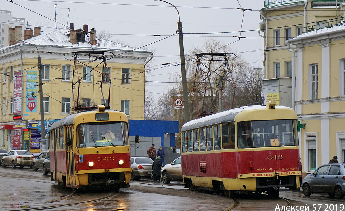 Орёл, Tatra T3SU № 040; Орёл, Tatra T3SU № 016
