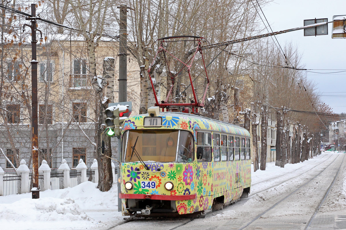 Екатеринбург, Tatra T3SU № 349