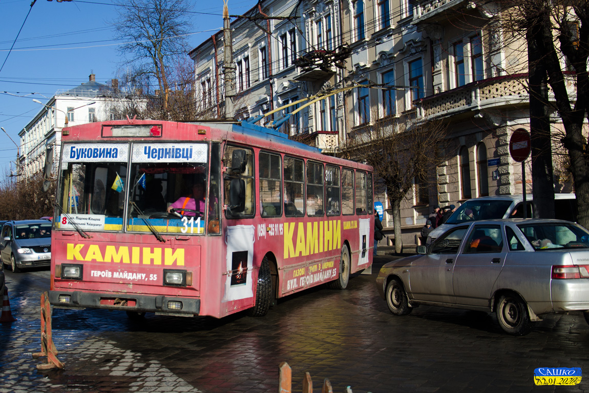Черновцы, Škoda 14Tr11/6 № 311; Черновцы — Маланка-фест Черновцы, Škoda 14Tr11/6 № 311; Черновцы — Маланка-фест