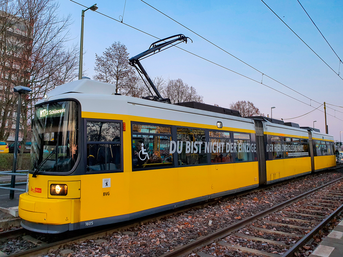 Berlin, BVG GT6U N°. 1605