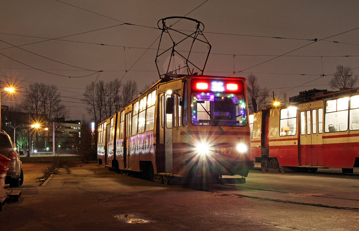 Санкт-Петербург, ЛВС-86К № 8187; Санкт-Петербург — Конечные станции и разворотные кольца