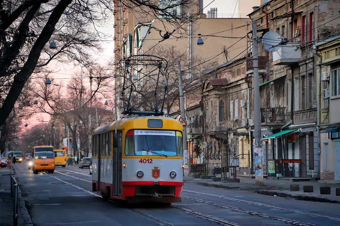 Одесса, Tatra T3R.P № 4012