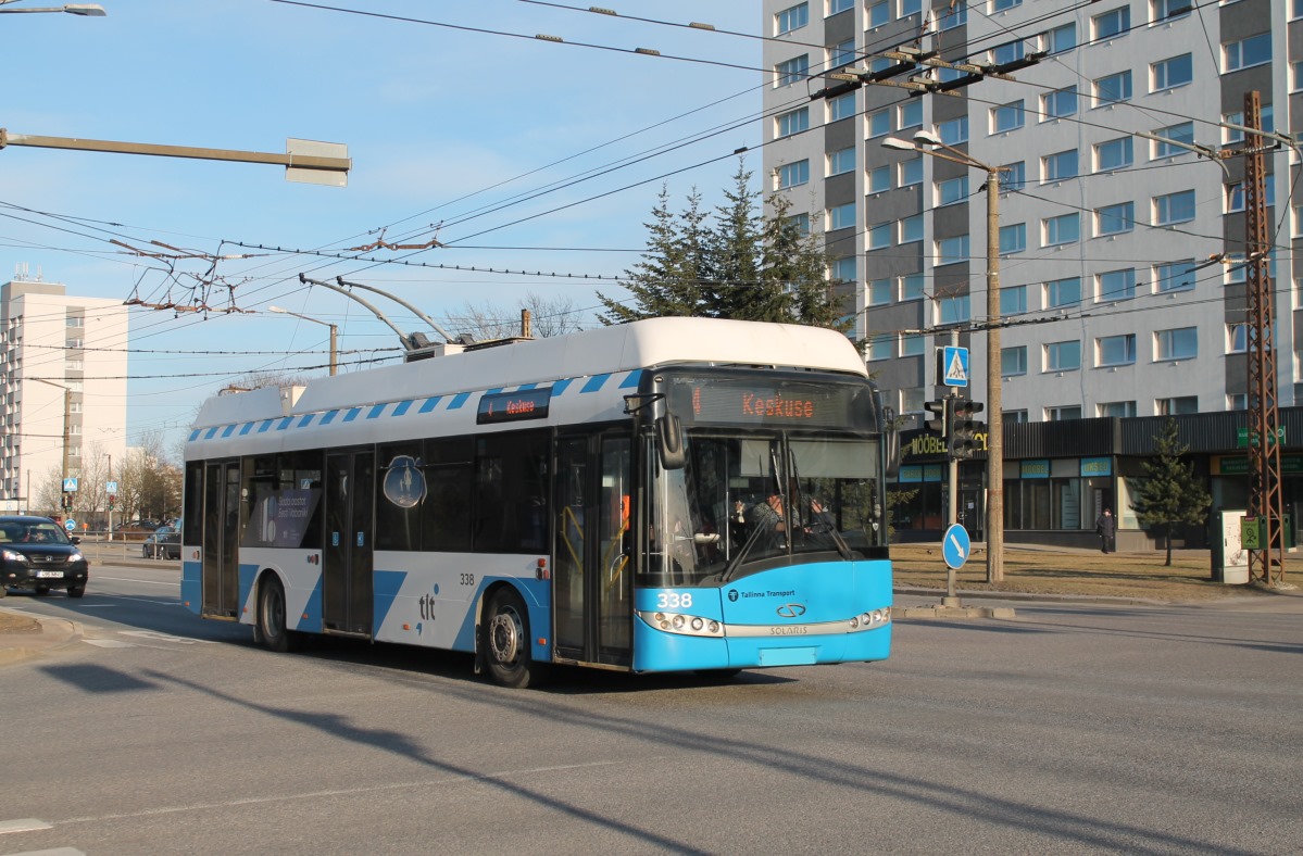 Таллин, Solaris Trollino III 12 AC № 338