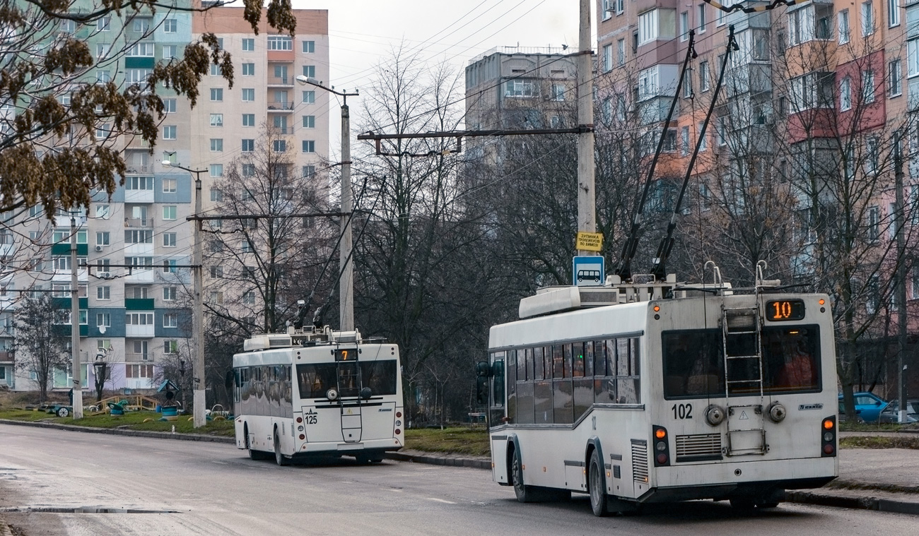 Кропивницкий, Дніпро Т103 № 102; Кропивницкий, Дніпро Т203 № 125
