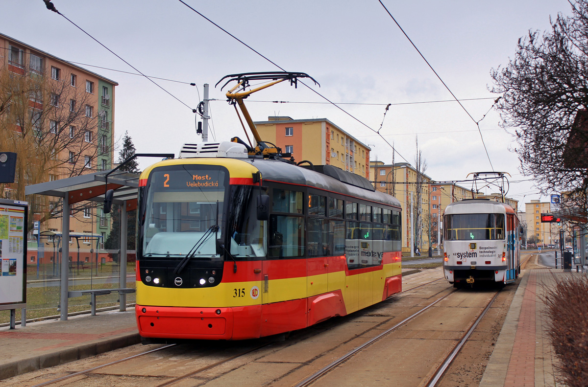 Мост ― Литвинов, Vario LF+ № 315