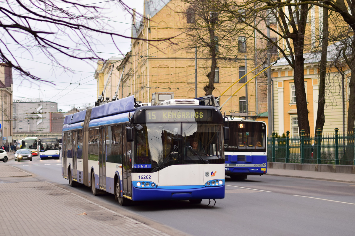 Рига, Solaris Trollino II 18 Ganz № 16262