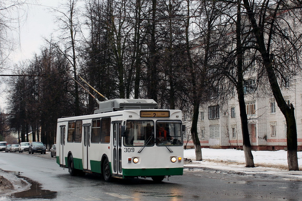 Йошкар-Ола, ЗиУ-682ГМ1 (с широкой передней дверью) № 309