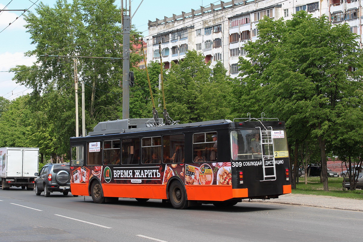 Йошкар-Ола, ЗиУ-682ГМ1 (с широкой передней дверью) № 309