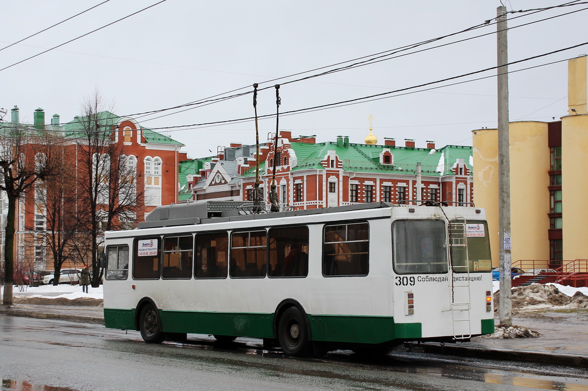 Йошкар-Ола, ЗиУ-682ГМ1 (с широкой передней дверью) № 309